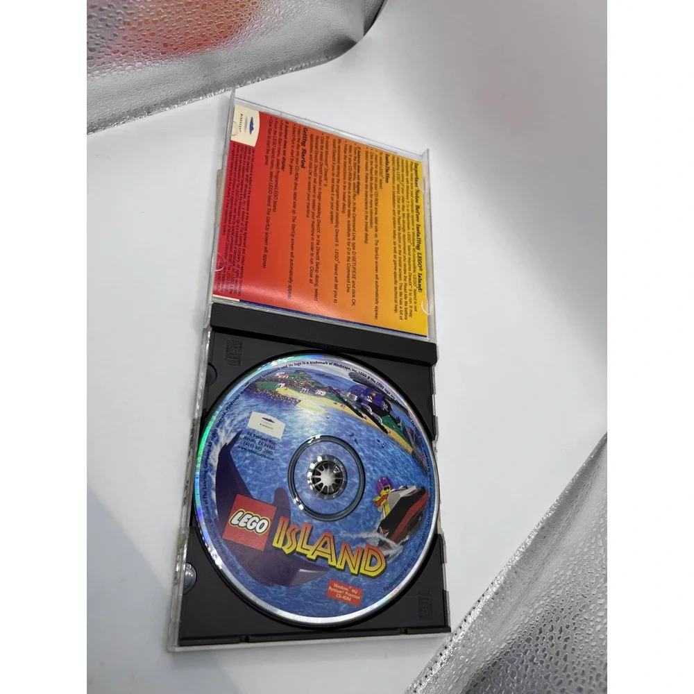 Vintage LEGO Island 3D Action Adventure CD-ROM Game 1997 Kids Games NOT TESTED‎